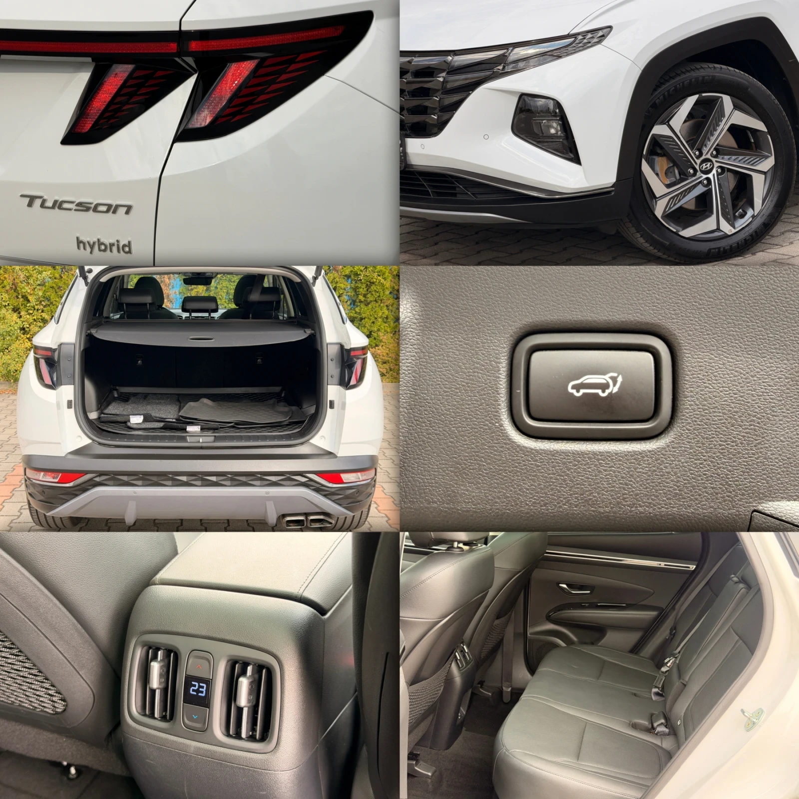 Hyundai Tucson HYBRID-ПОДГРЕВ-ОБДУХВАНЕ-ПАНОРАМА-360КAMEPA-FULL!!, снимка 16 - Автомобили и джипове - 56260541