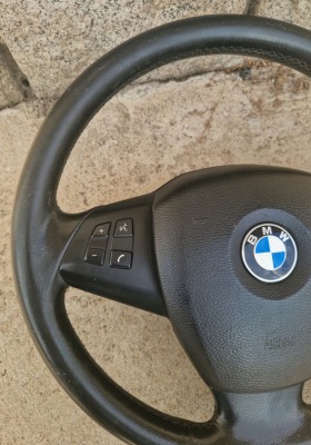 Волан със airbag комплект за BMW X5 E70 добро състояние. Цена:140лв. , снимка 4 - Части - 44766226