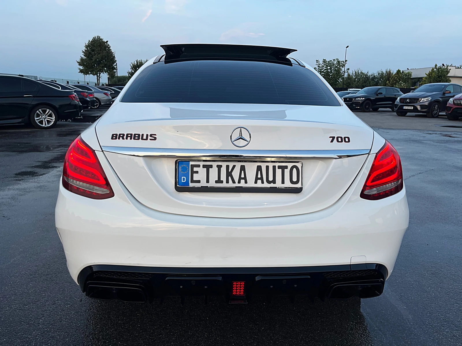 Mercedes-Benz C 220 BRABUS OPTIK-PANORAMA-LED-SPORT-BIXENON-KARBON !!!, снимка 6 - Автомобили и джипове - 53980732