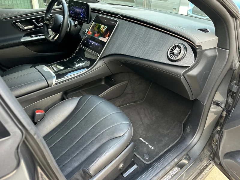 Mercedes-Benz EQE AMG* BURMЕSTER* HEAD UP* KОЖА* ПОДГРЕВ и ОБДУХВАНЕ, снимка 11 - Автомобили и джипове - 51966806