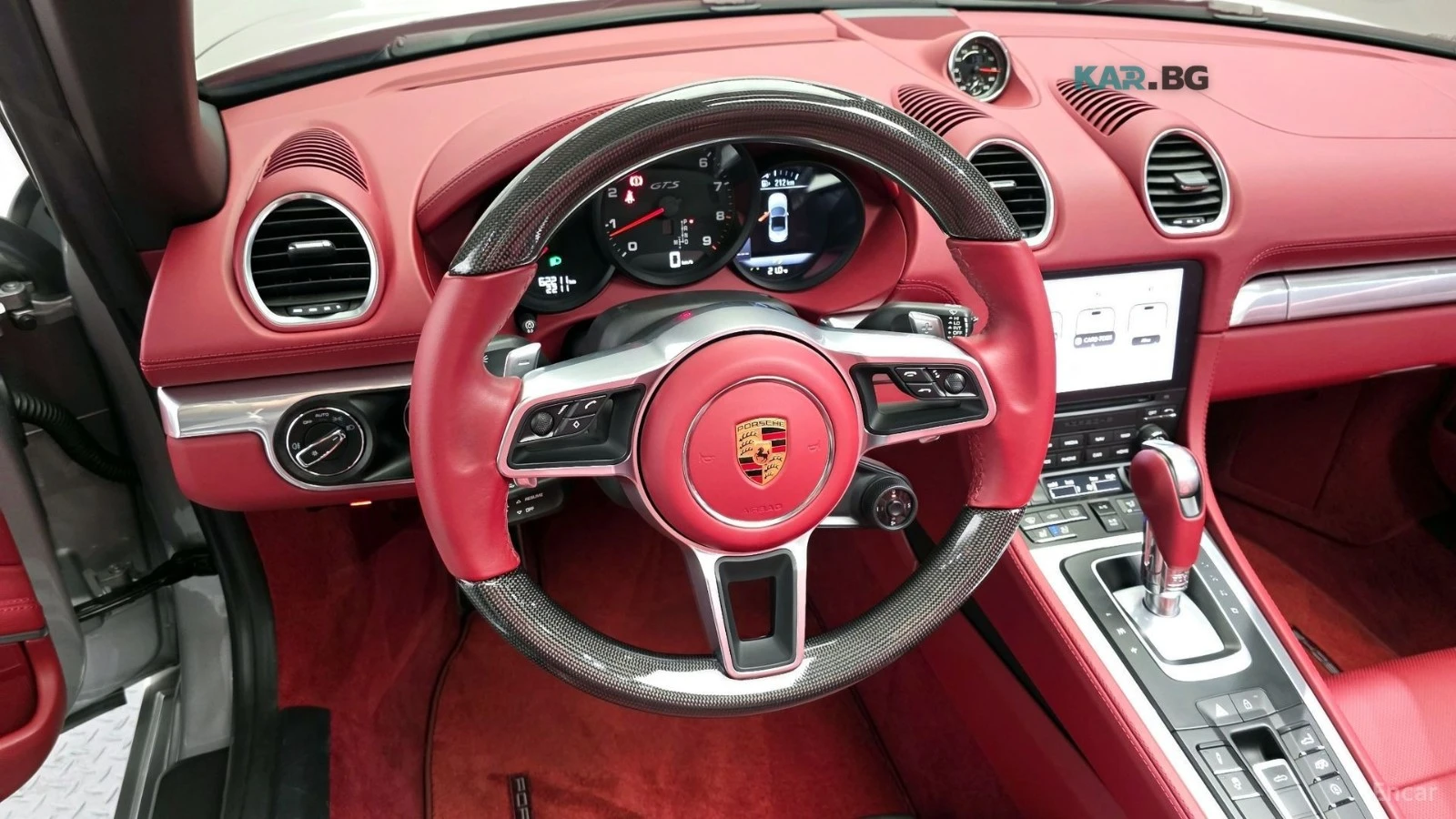 Porsche Boxster 718 GTS 4.0* КОЖА* ПОДГРЕВ* ОБДУХВАНЕ, снимка 11 - Автомобили и джипове - 54850003