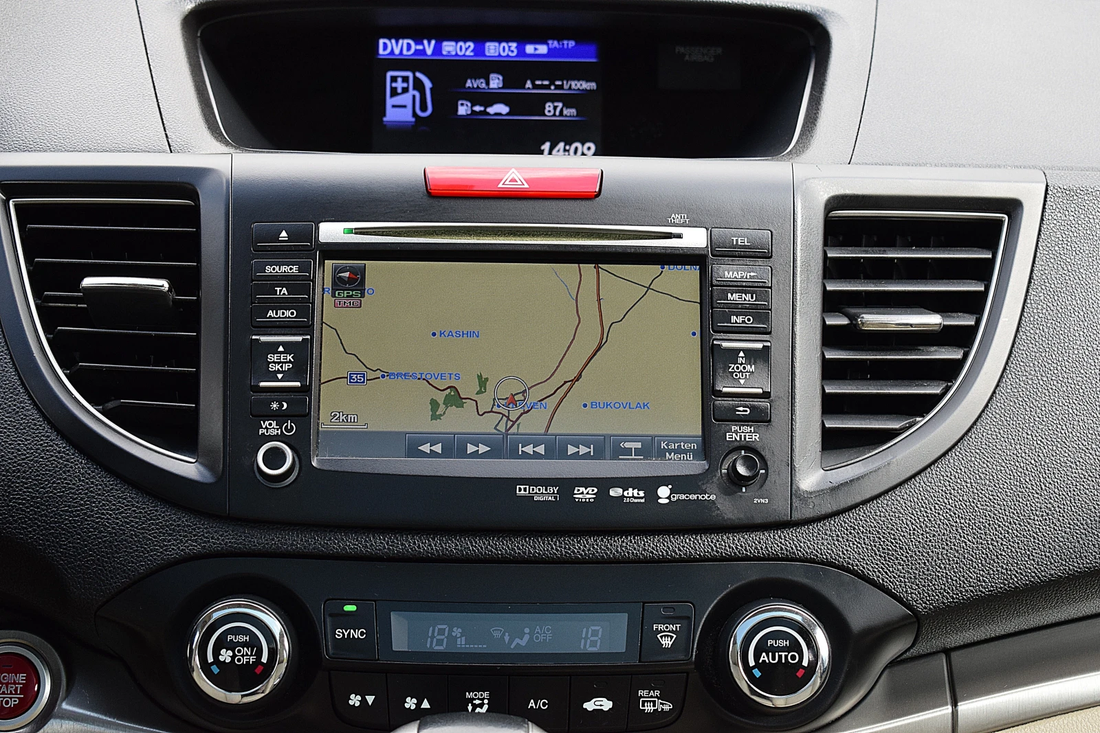 Honda Cr-v 2.2/Швейцария/Кожа/Нави/Лед/Панорама - изображение 10