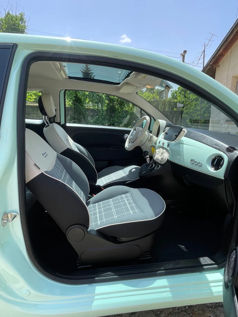 Fiat 500 1.2i Facelift , снимка 9 - Автомобили и джипове - 47310448