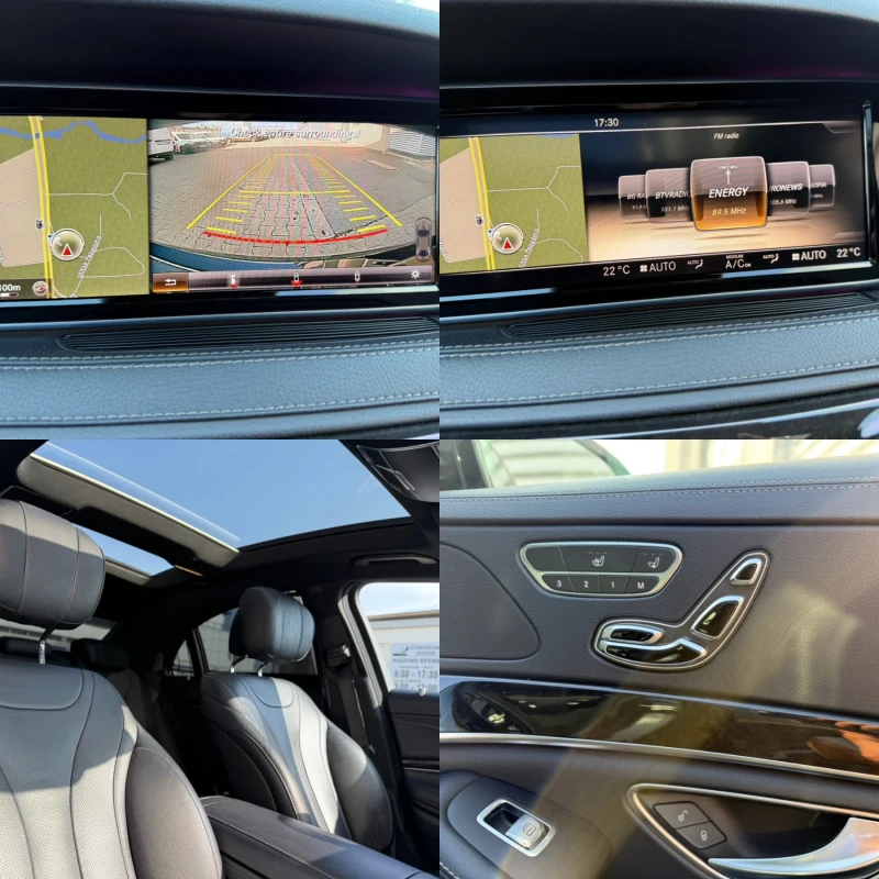 Mercedes-Benz S 500 Brabus+ Подгрев+ Обдухване+ Панорама+ Щори+ Камера, снимка 17 - Автомобили и джипове - 51479993