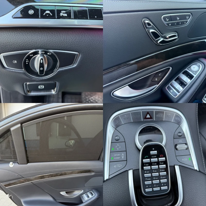 Mercedes-Benz S 500 Brabus+ Подгрев+ Обдухване+ Панорама+ Щори+ Камера, снимка 16 - Автомобили и джипове - 51479993