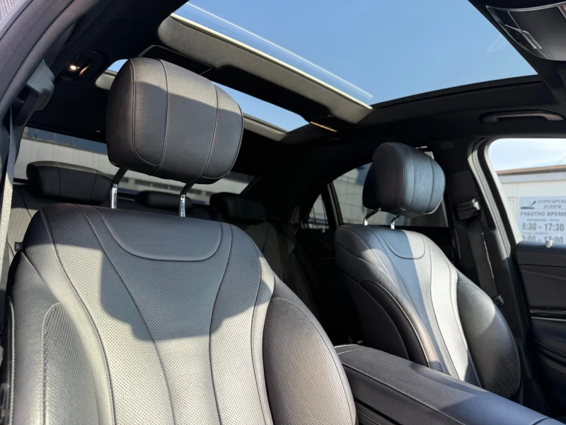 Mercedes-Benz S 500 Brabus+ Подгрев+ Обдухване+ Панорама+ Щори+ Камера, снимка 14 - Автомобили и джипове - 51479993