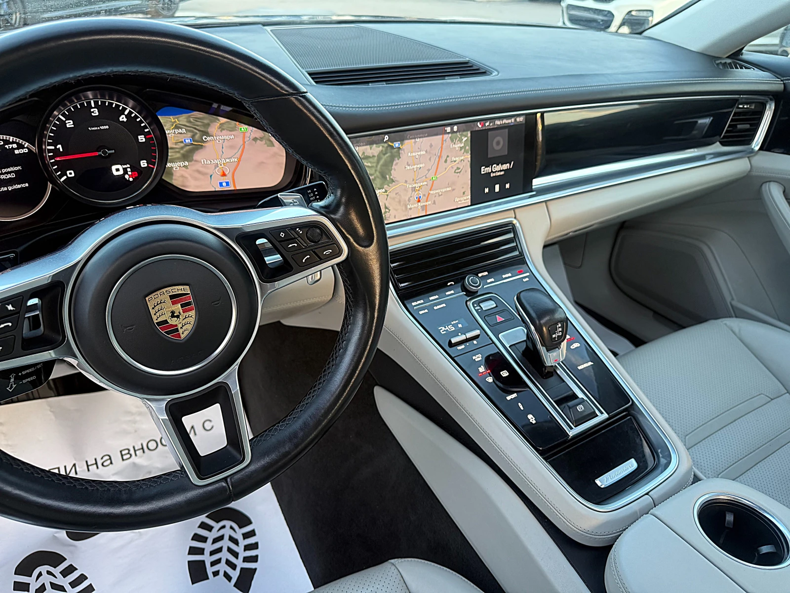 Porsche Panamera 4S TURBO OPTIK-PANORAMA-4x4-LED-BIXENON-GERMANIA, снимка 11 - Автомобили и джипове - 53994959