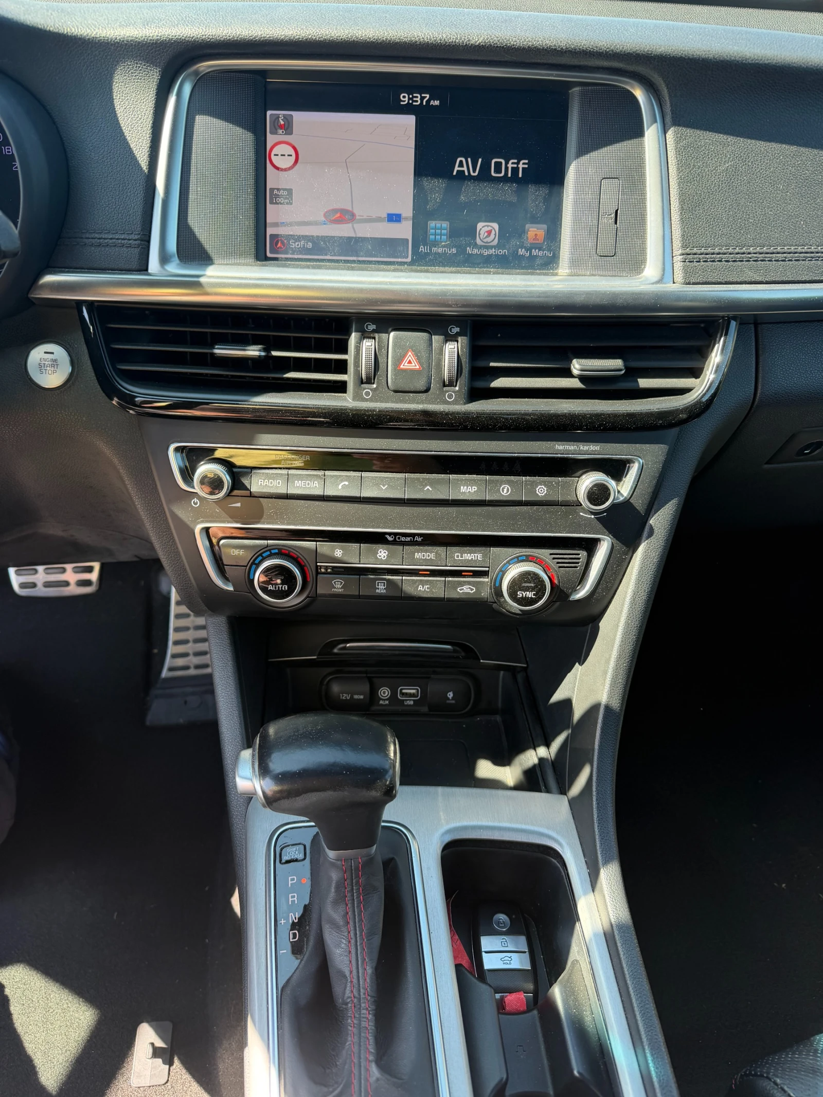 Kia Optima GT LINE 1.7CRDI AVTOMAT/NAVI/KOJA/PANORAMA EURO 6 , снимка 14 - Автомобили и джипове - 55473110