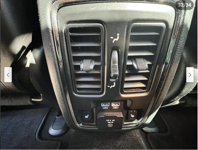 Jeep Grand cherokee LIMITED* 3.6* V6* 8ZF* ПОДГРЕВ* КАМЕРА* КЕЙЛЕС, снимка 17 - Автомобили и джипове - 52528053