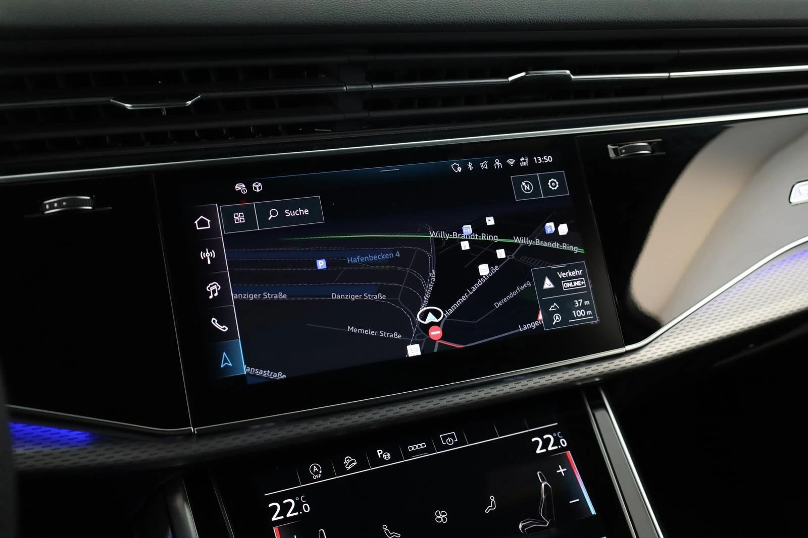 Audi SQ7 QUATTRO BLACK-PAKET B&O PANORAMA 7-МЕСТЕН, снимка 7 - Автомобили и джипове - 53819091