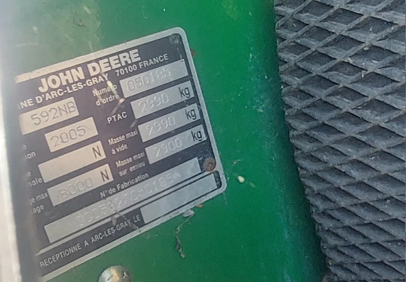 Балировачка John Deere 592, снимка 9 - Селскостопанска техника - 52213936