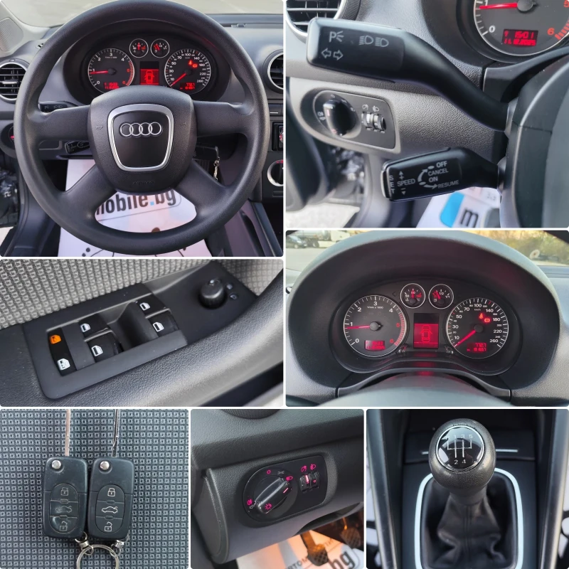 Audi A3 SPORTBACK1.9TDI-105кс.-EU-4, снимка 16 - Автомобили и джипове - 52755719