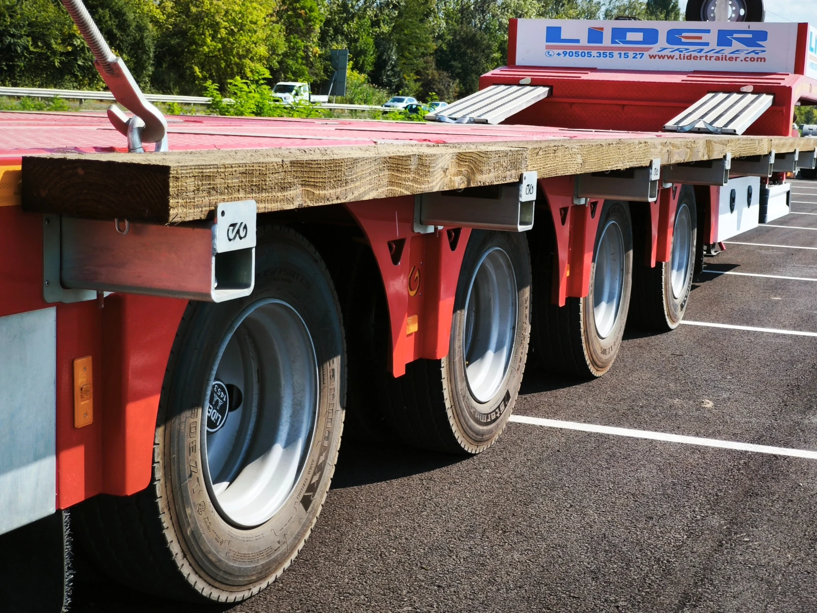 Полуремарке LiderTrailer Lowbed LDR4L, снимка 8 - Ремаркета - 56205890