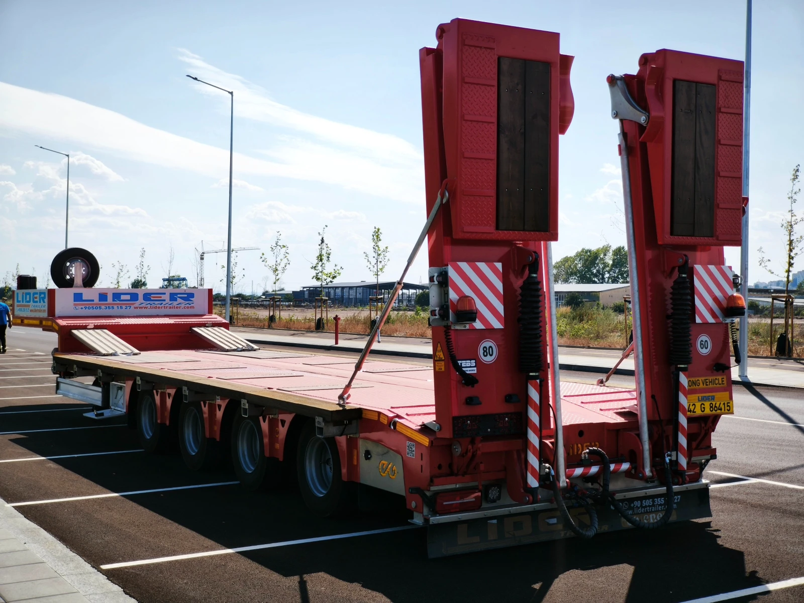 Полуремарке LiderTrailer Lowbed LDR4L, снимка 7 - Ремаркета - 56205890