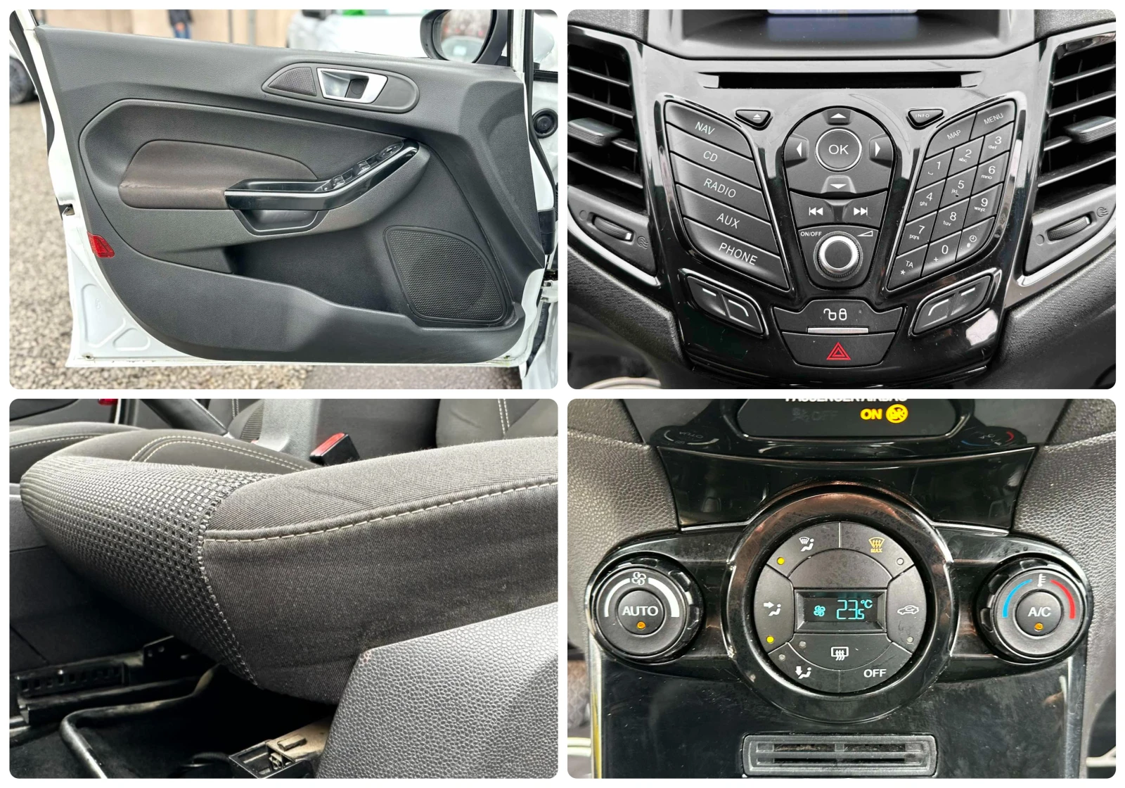 Ford Fiesta 1.5D 75HP TITANIUM LED EU6B, снимка 14 - Автомобили и джипове - 54000792