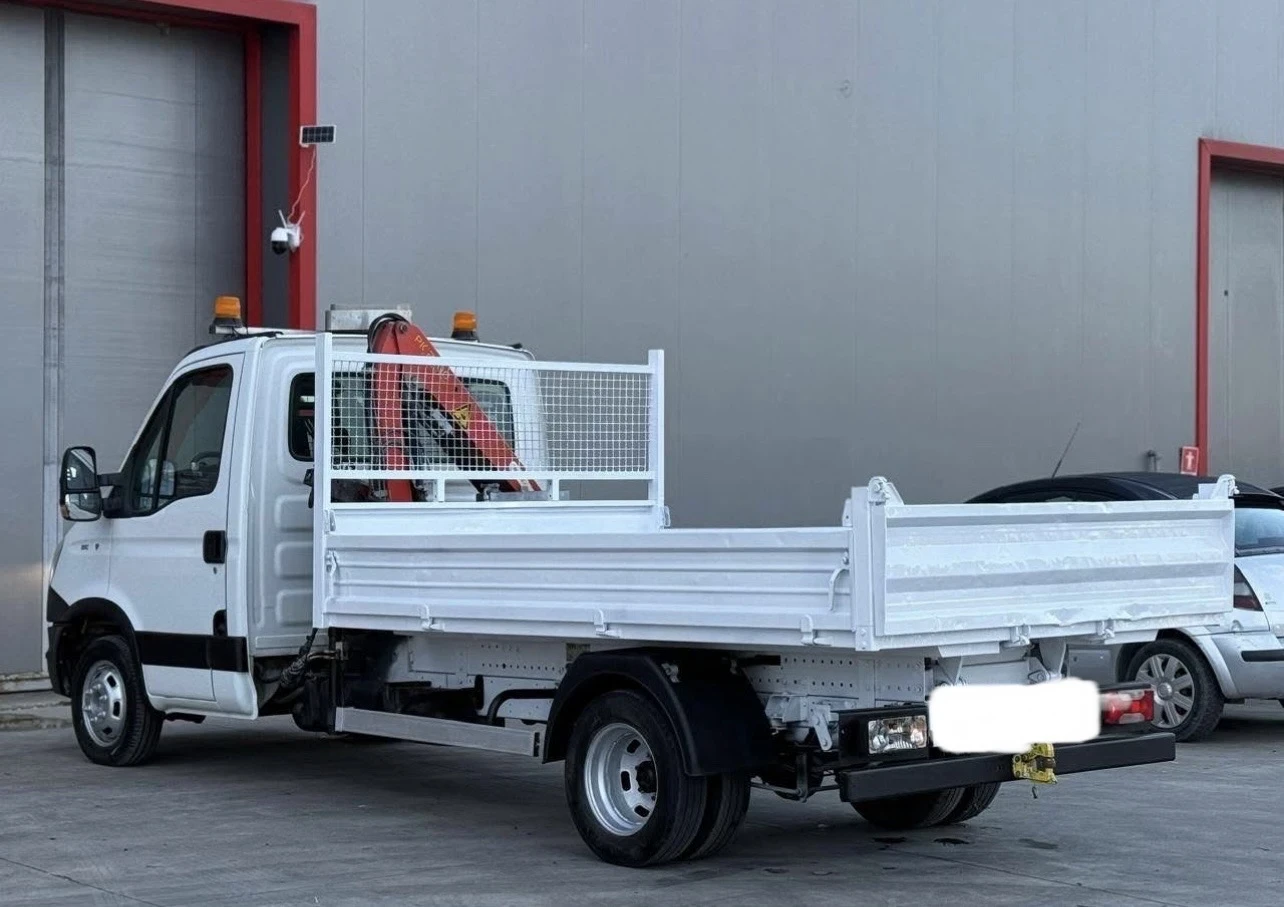 Iveco 35c13 2.3D САМОСВАЛ+ КРАН FERRARI | B КАТЕГОРИЯ, снимка 5 - Бусове и автобуси - 54601034