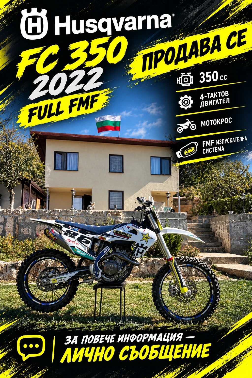 Husqvarna 350 Fmf titanium 4.1