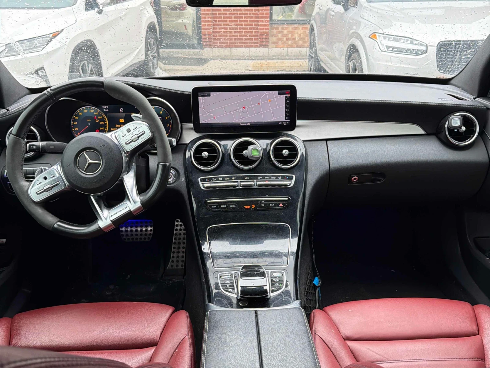 Mercedes-Benz C 43 AMG Digital* Burmester* Red Interior, снимка 7 - Автомобили и джипове - 54585327