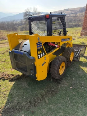 Мини челни товарачи Komatsu SK 714 НОВ ВНОС ПЕРФЕКТЕН ОТВАРЯЕМА КОФА, снимка 2