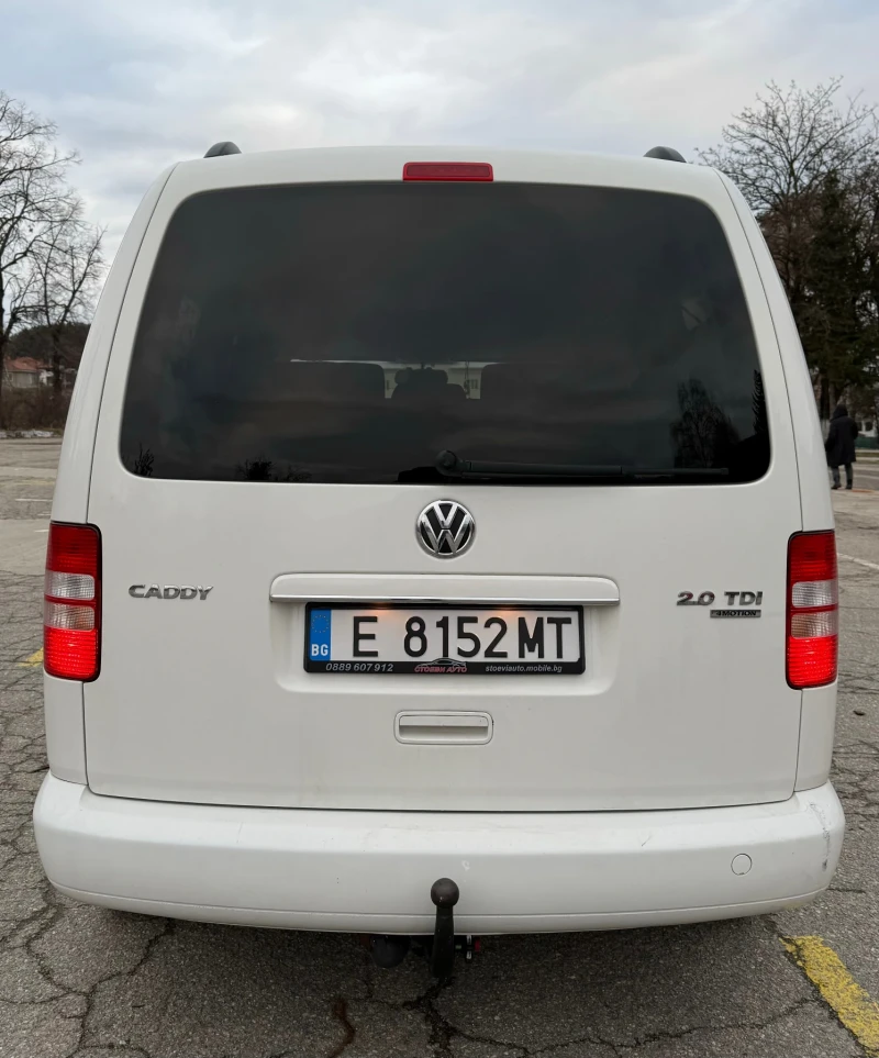 VW Caddy 2.0 TDI 4x4 Maxi База Пълна Сервизна История, снимка 6 - Автомобили и джипове - 48968504