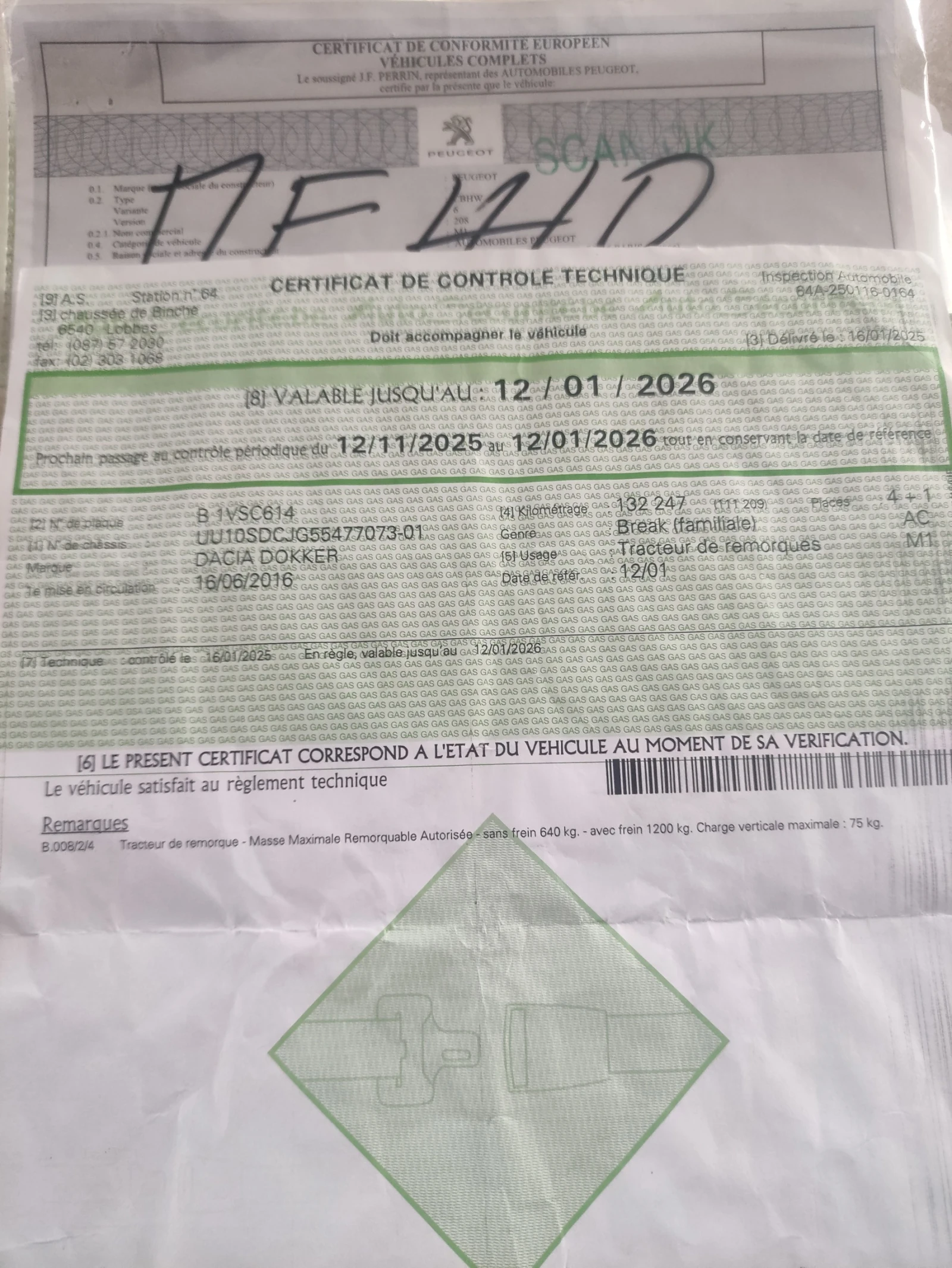 Dacia Dokker 1.5dci stepway 154000km evro 6b, снимка 13 - Автомобили и джипове - 54035229