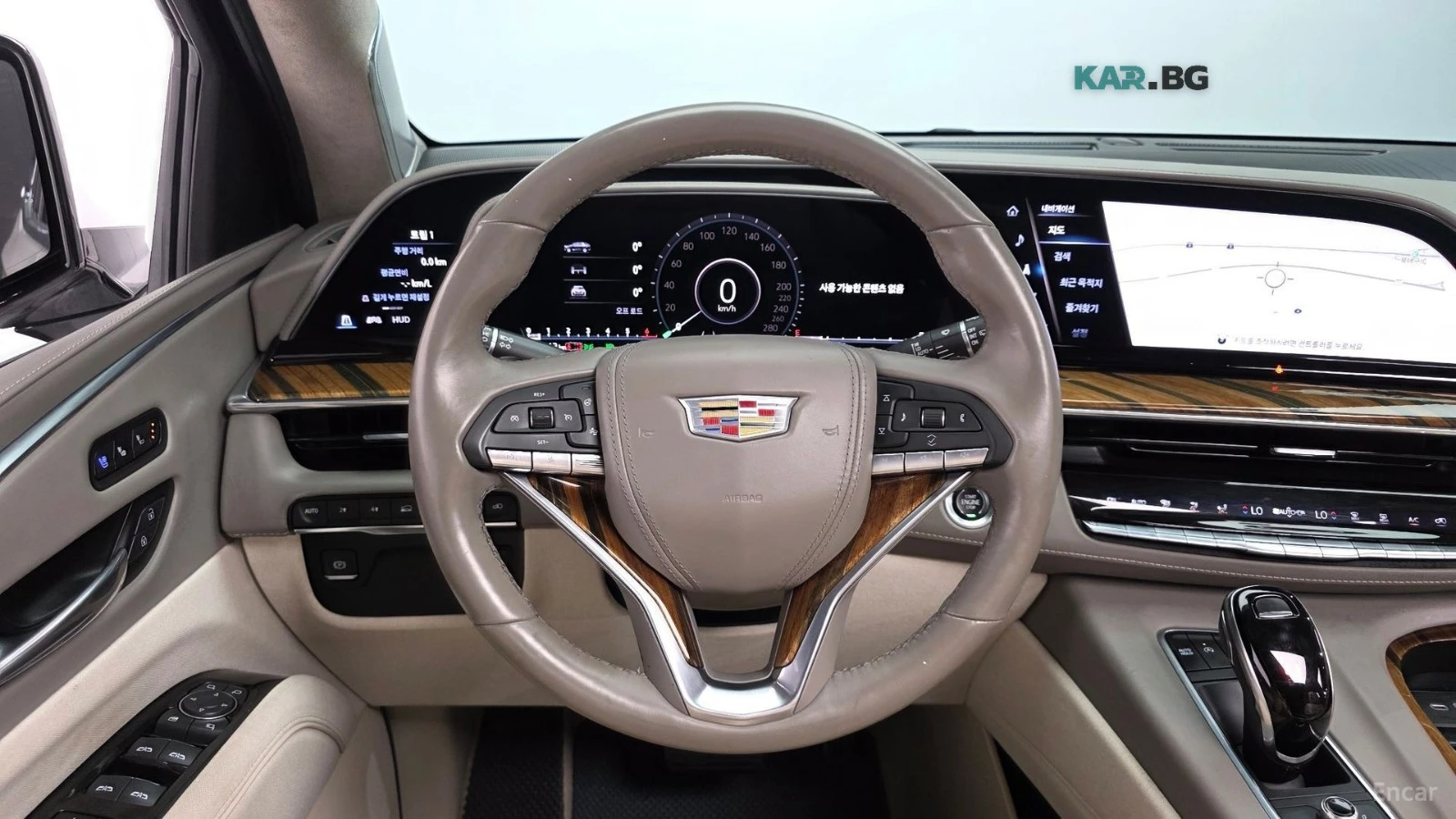 Cadillac Escalade 6.2* LUXURY* PLATINUM* ПОДГР* ОБДУХ* ПАНО* 360* FU, снимка 11 - Автомобили и джипове - 56180068