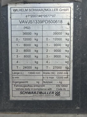 Полуремарке Schwarzmuller БОРДОВО, ТРИСТРАННА ЩОРА, снимка 2