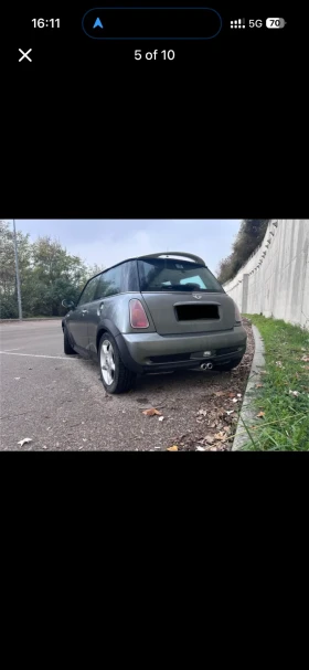 Mini Cooper 1.6 kompressor 163hp | Auto.bg — изображение 5