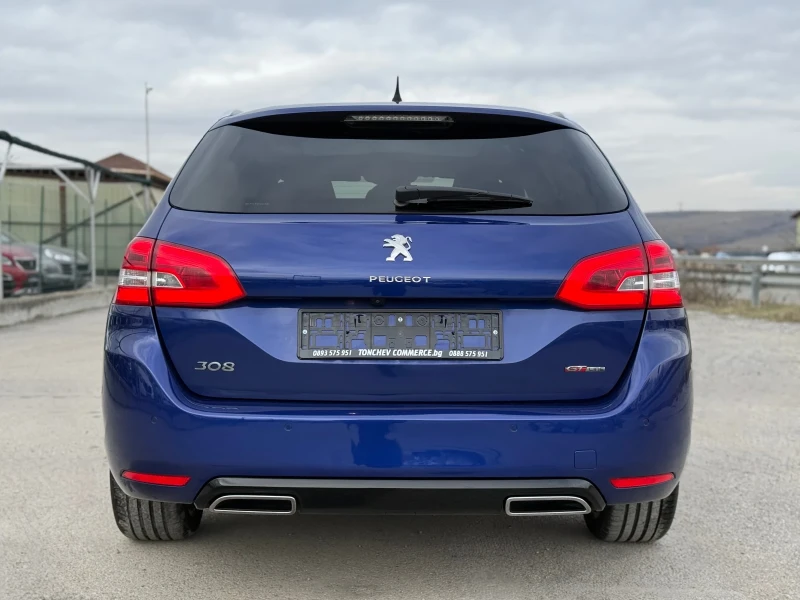 Peugeot 308 2.0-BLUEHDI-GT-line-156.000км-ЧИСТО НОВА-ПАНОРАМА, снимка 5 - Автомобили и джипове - 53185663