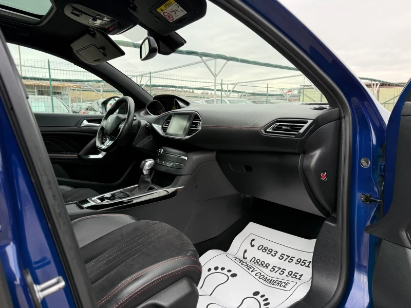 Peugeot 308 2.0-BLUEHDI-GT-line-156.000км-ЧИСТО НОВА-ПАНОРАМА, снимка 14 - Автомобили и джипове - 53185663