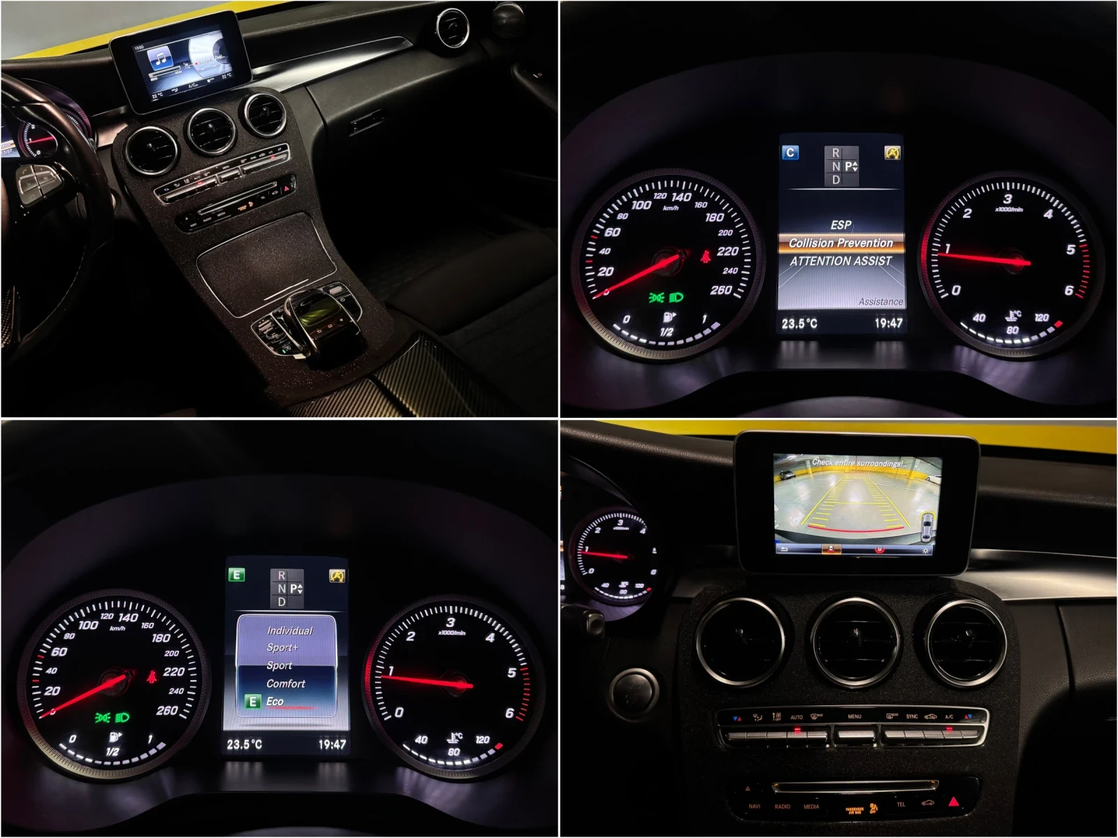 Mercedes-Benz C 200 7-G DYNAMIC SELECT FULL LED HIGH PERFORMANCE AMG, снимка 12 - Автомобили и джипове - 55377629