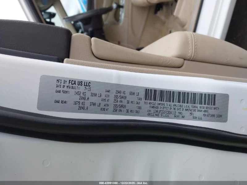 Jeep Grand cherokee 3.6L V-6 DOHC, VVT, 290HP 4X4 Drive, снимка 16 - Автомобили и джипове - 53176194