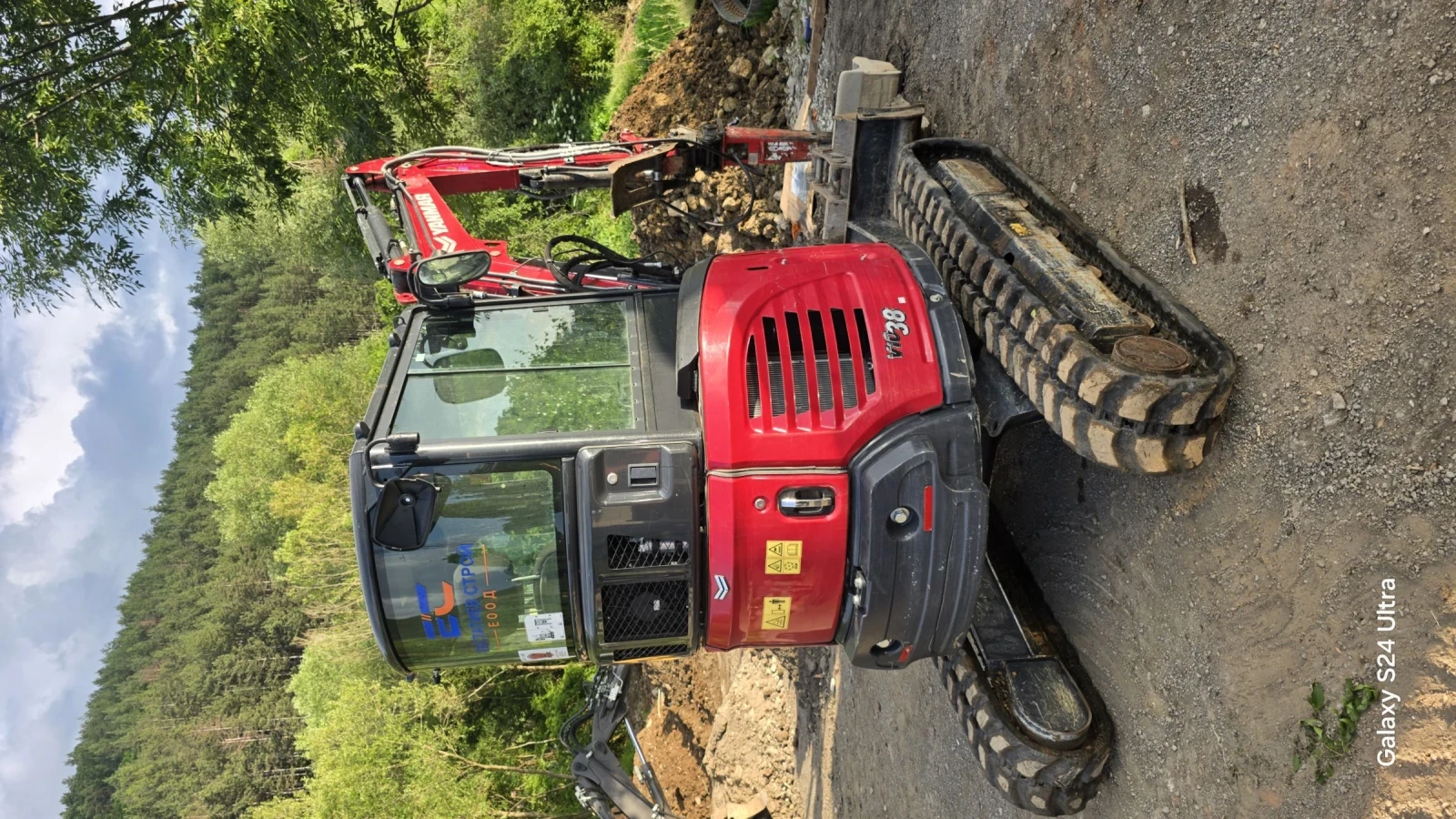 Багер Yanmar ViO-38, снимка 2 - Индустриална техника - 54804009