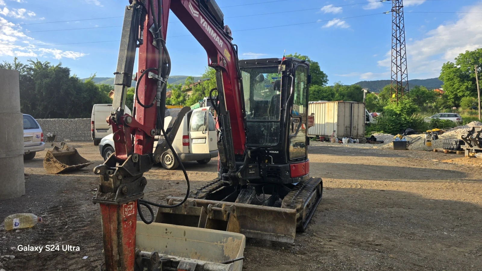 Багер Yanmar ViO-38, снимка 3 - Индустриална техника - 54804009