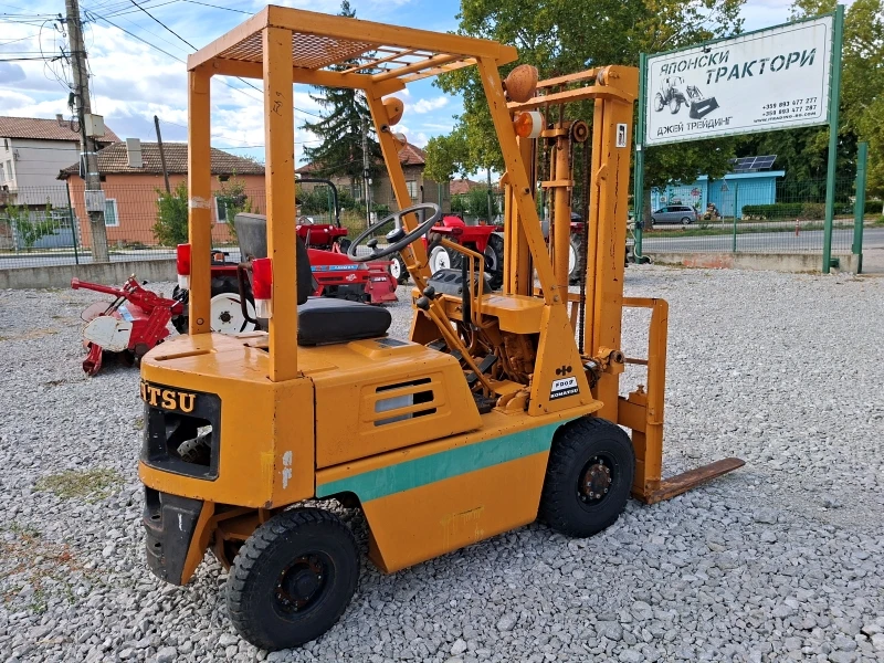Мотокар Komatsu  FD09 0.9 тона Дизел ДЖЕЙ ТРЕЙДИНГ, снимка 5 - Индустриална техника - 56096138