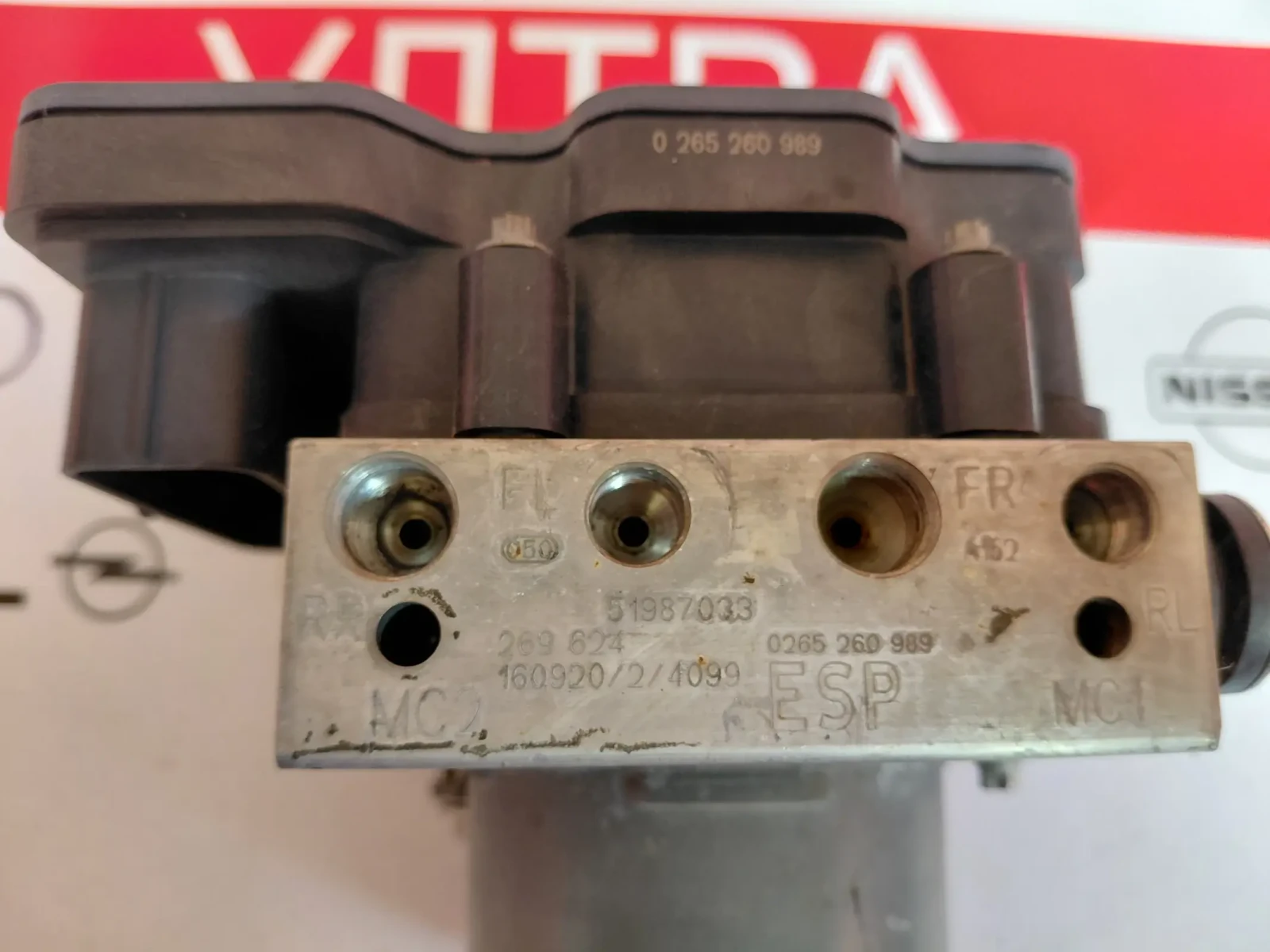 51987033  0265260989   ABS помпа PEUGEOT BOXER, CITROEN JUMPER   0265956214, снимка 2 - Части - 55949967