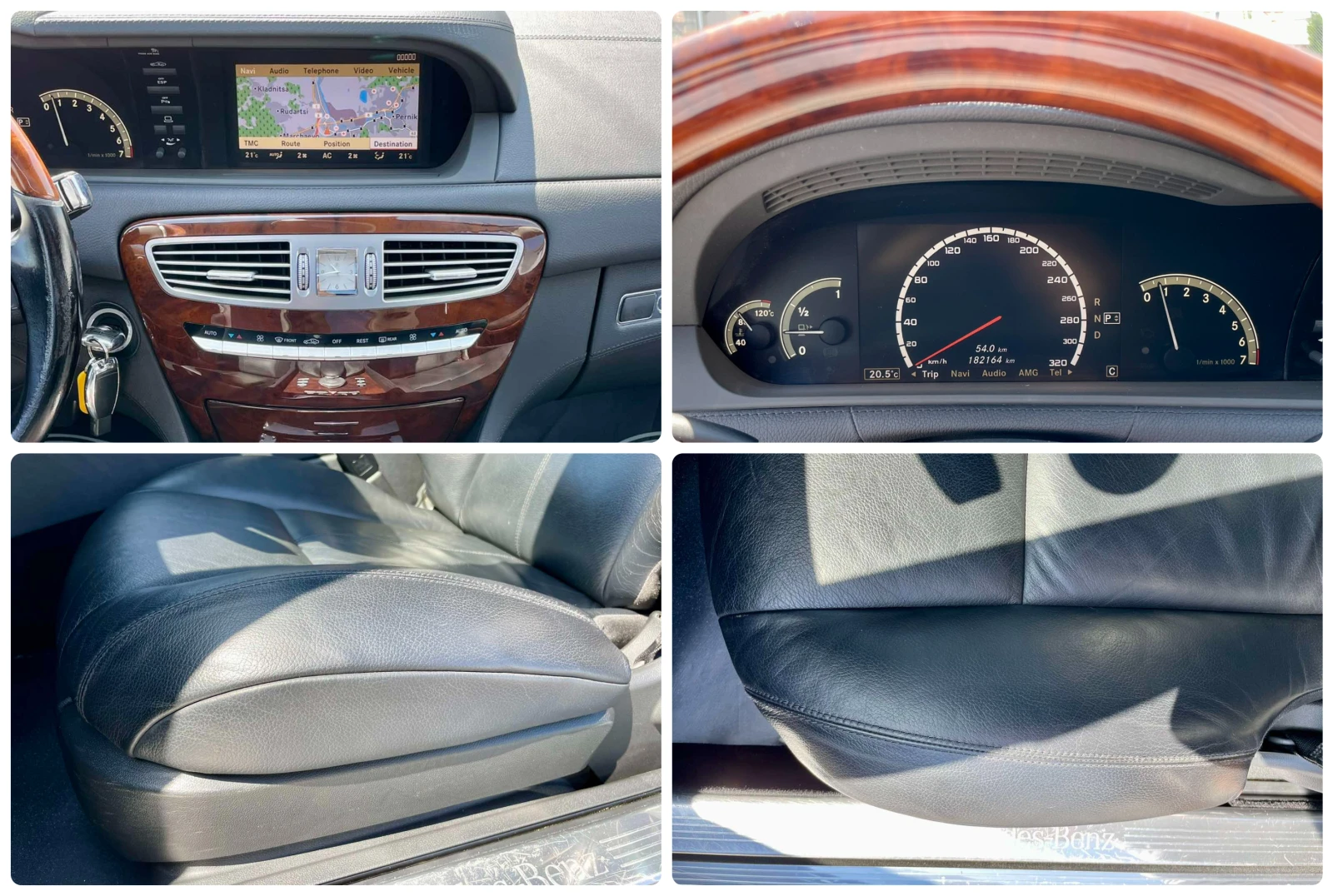 Mercedes-Benz CL 500 5.5i 388HP SWISS LPG | Mobile.bg — изображение 14