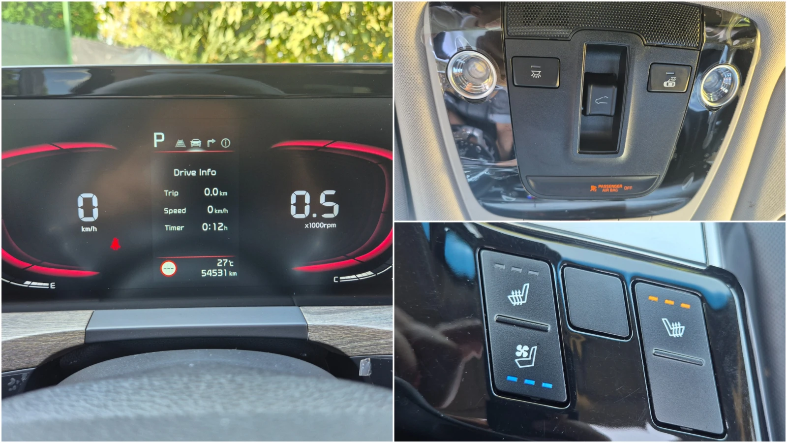 Kia K8 3.5 V6 ПАНОРАМА LPG Наличен в БГ, снимка 13 - Автомобили и джипове - 55645280