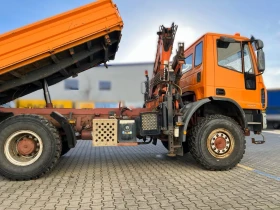 Iveco Eurocargo тристранен самосвал с кран Atlas 65.2, снимка 11