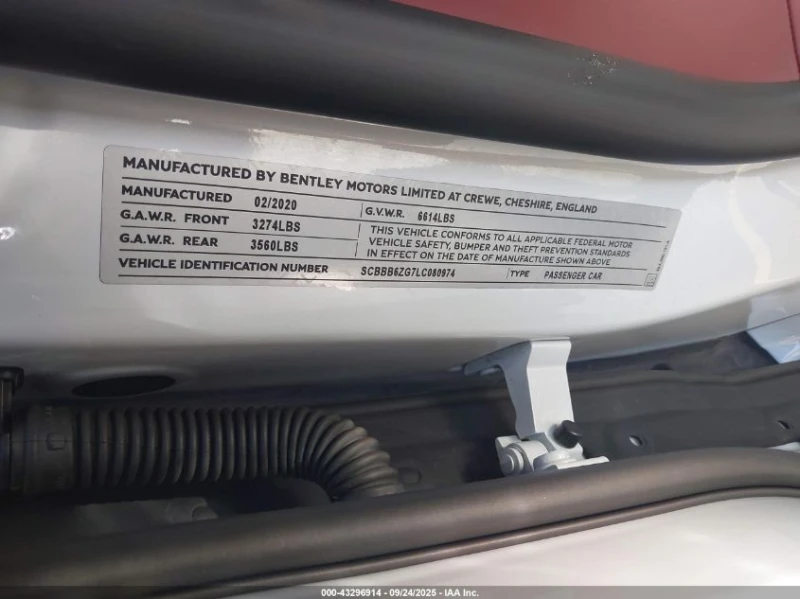 Bentley Flying Spur 6.0L W-12 DI, DOHC, VVT, TURBO, 626HP All Wheel, снимка 15 - Автомобили и джипове - 52712994