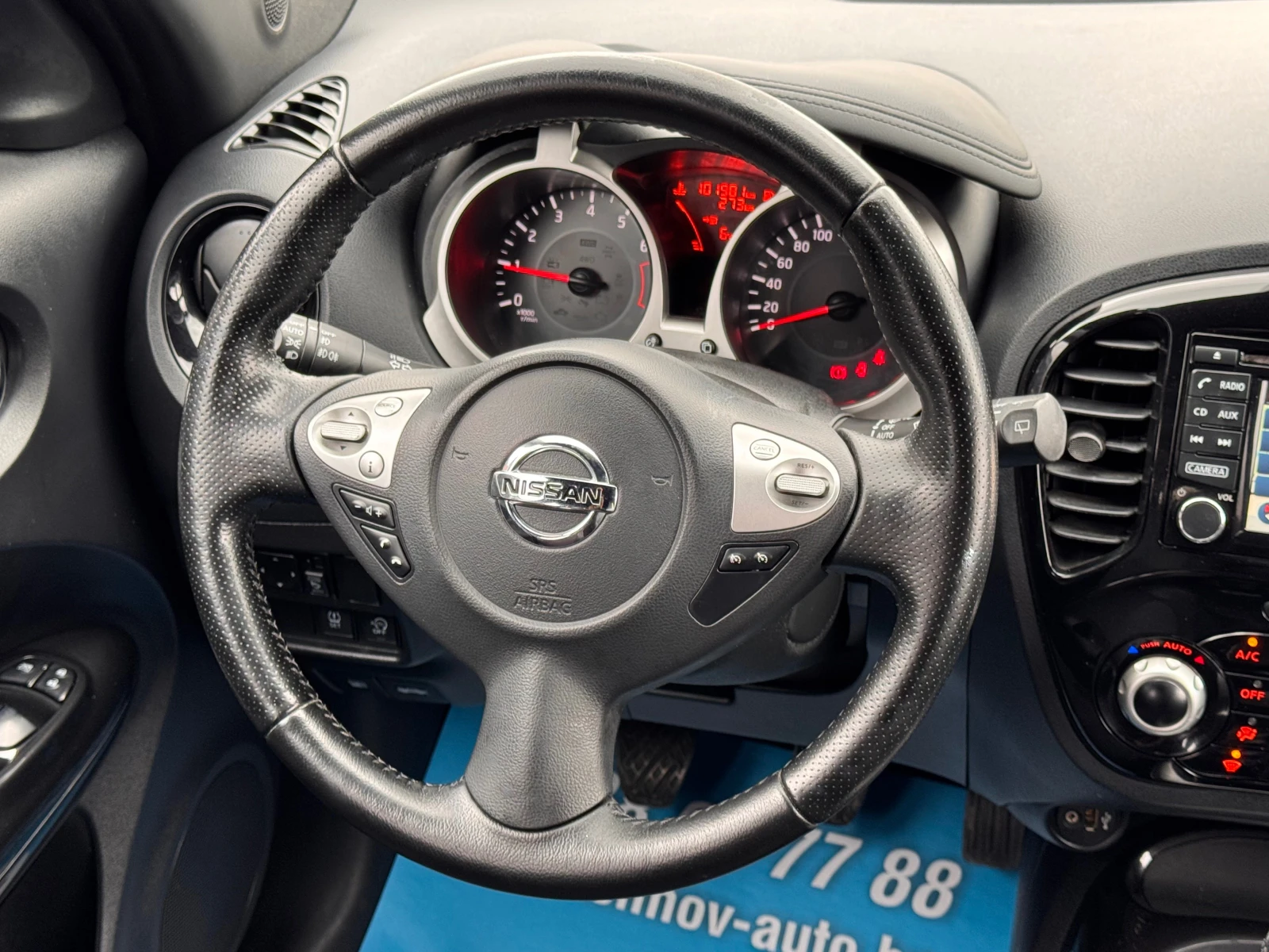 Nissan Juke FACELIFT 1.2DIG-T KEYLESSGO НАВИГАЦИЯ КАМЕРА КОЖА, снимка 12 - Автомобили и джипове - 53914319