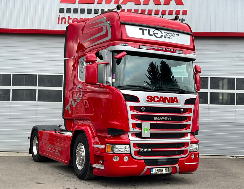 Scania Topline R 490 TOPLINE AUTOMATIK RETARDER NAVI EVRO 6, снимка 5 - Камиони - 39338175