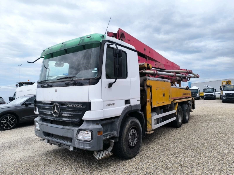 Бетон помпа Mercedes-Benz ACTROS 3341 JUNJIN JXR 38-4, снимка 3 - Индустриална техника - 50524658