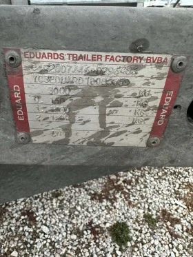 За автомобил Други Eduard K4 Tipper Trailer, снимка 16