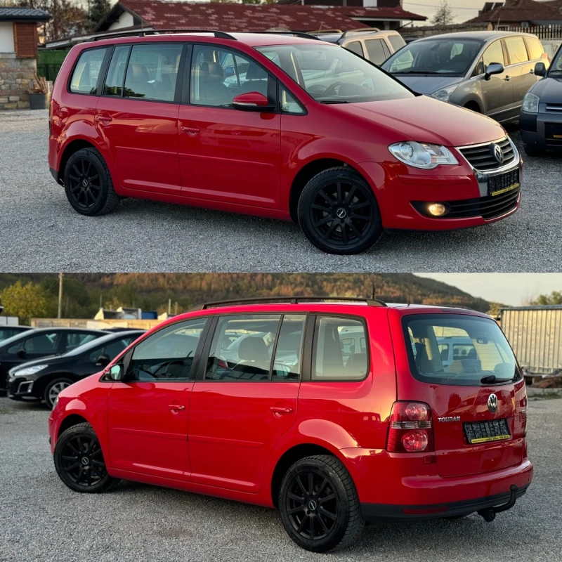 VW Touran 1.9TDI 105кс 6ск 7-места Facelift КЛИМАТРОНИК , снимка 7 - Автомобили и джипове - 47498694