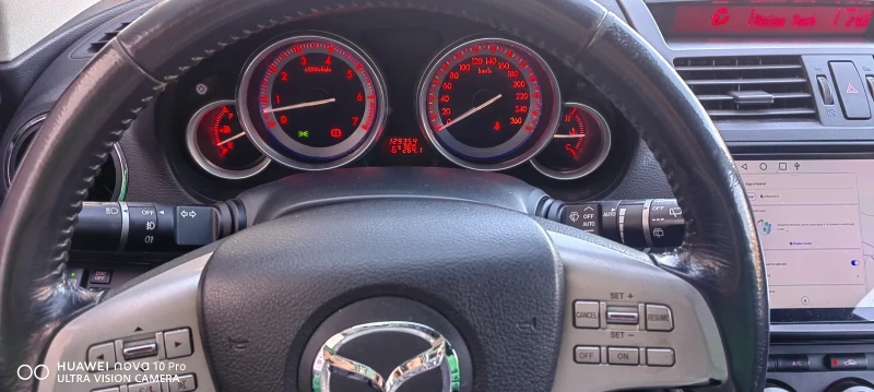 Mazda 6 2.5 газ/бензин, снимка 8 - Автомобили и джипове - 52728743