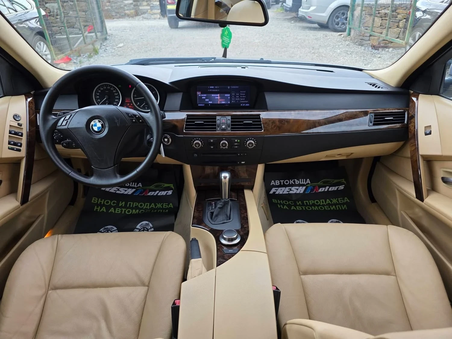 BMW 525 177K.C. / АВТОМАТ / НАВИ / КОЖА / 2007 ГОДИНА, снимка 7 - Автомобили и джипове - 55240976
