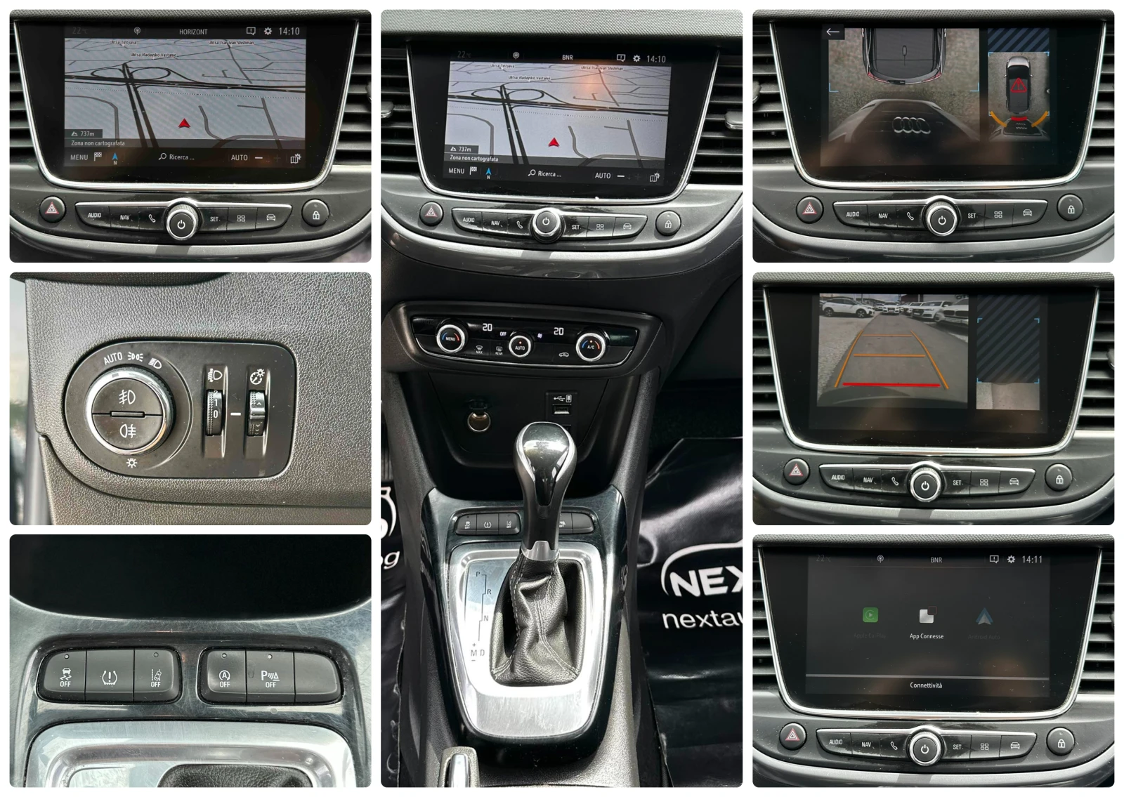 Opel Crossland X 1.5D 120HP 86 000KM LANE ASSIST BLIND SPOT CAMERA, снимка 13 - Автомобили и джипове - 54869690