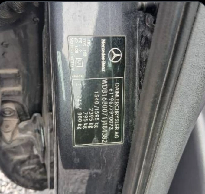 Mercedes-Benz A 160, снимка 2 - Автомобили и джипове - 54101718