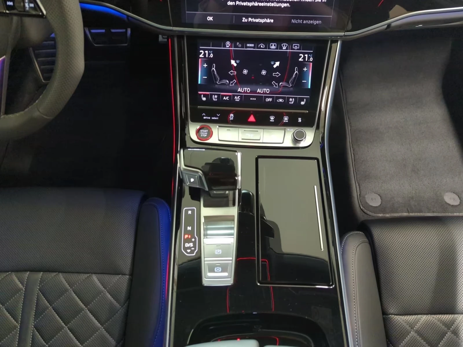 Audi S8 TFSI QUATTRO KERAMIK 360-CAM B&O PANORAMA , снимка 11 - Автомобили и джипове - 54334322